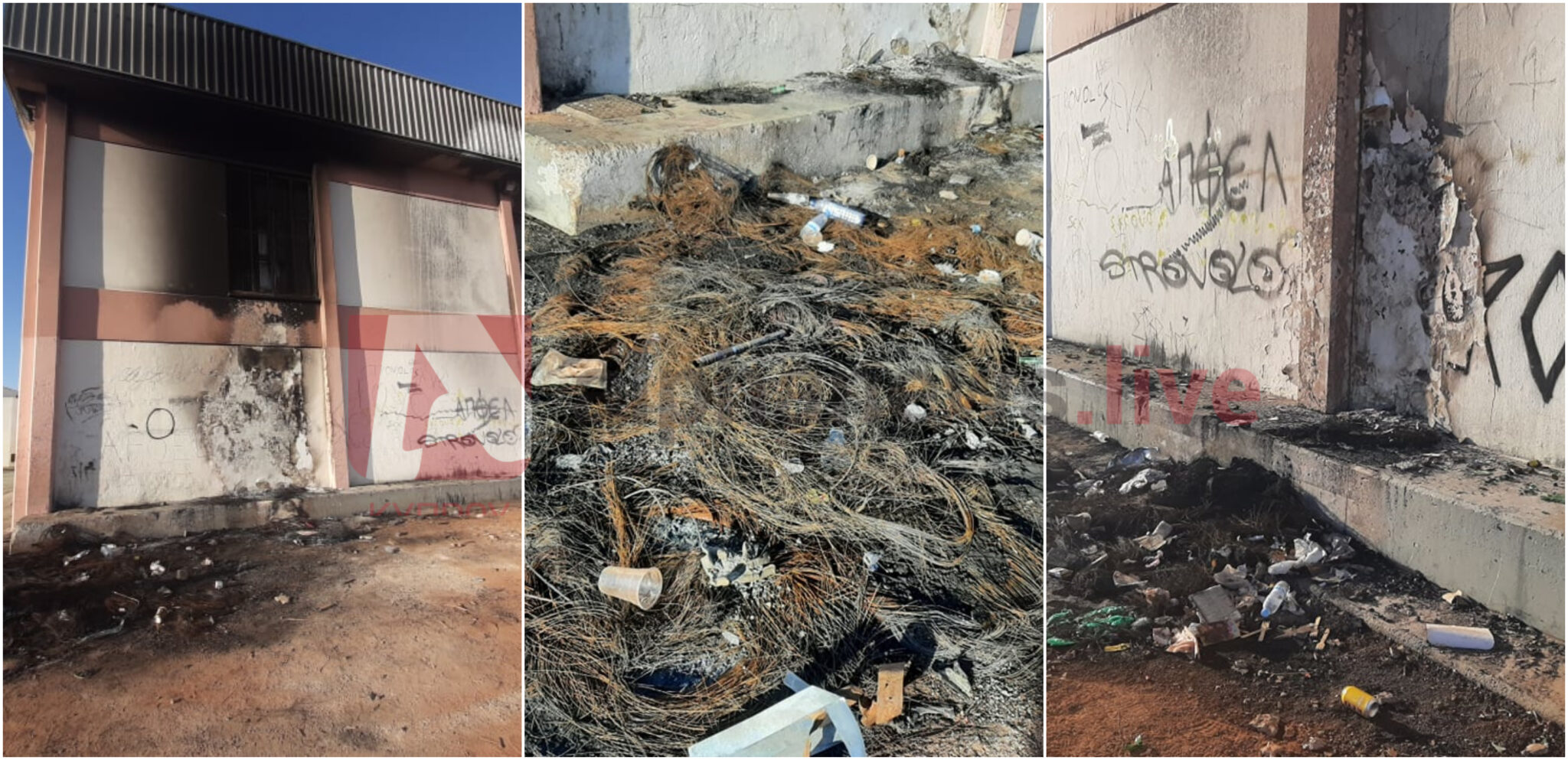 Ντροπιαστικές εικόνες σε σχολείο: Σπασμένα τζάμια και βρισιές σε τοίχους (VID)