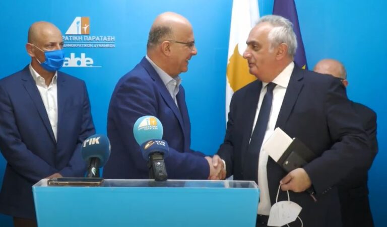 Τον υποψήφιο Αχιλλέα Δημητριάδη συνάντησε η ΔΗΠΑ του Μάριου Καρογιάν (ΒΙΝΤΕΟ)