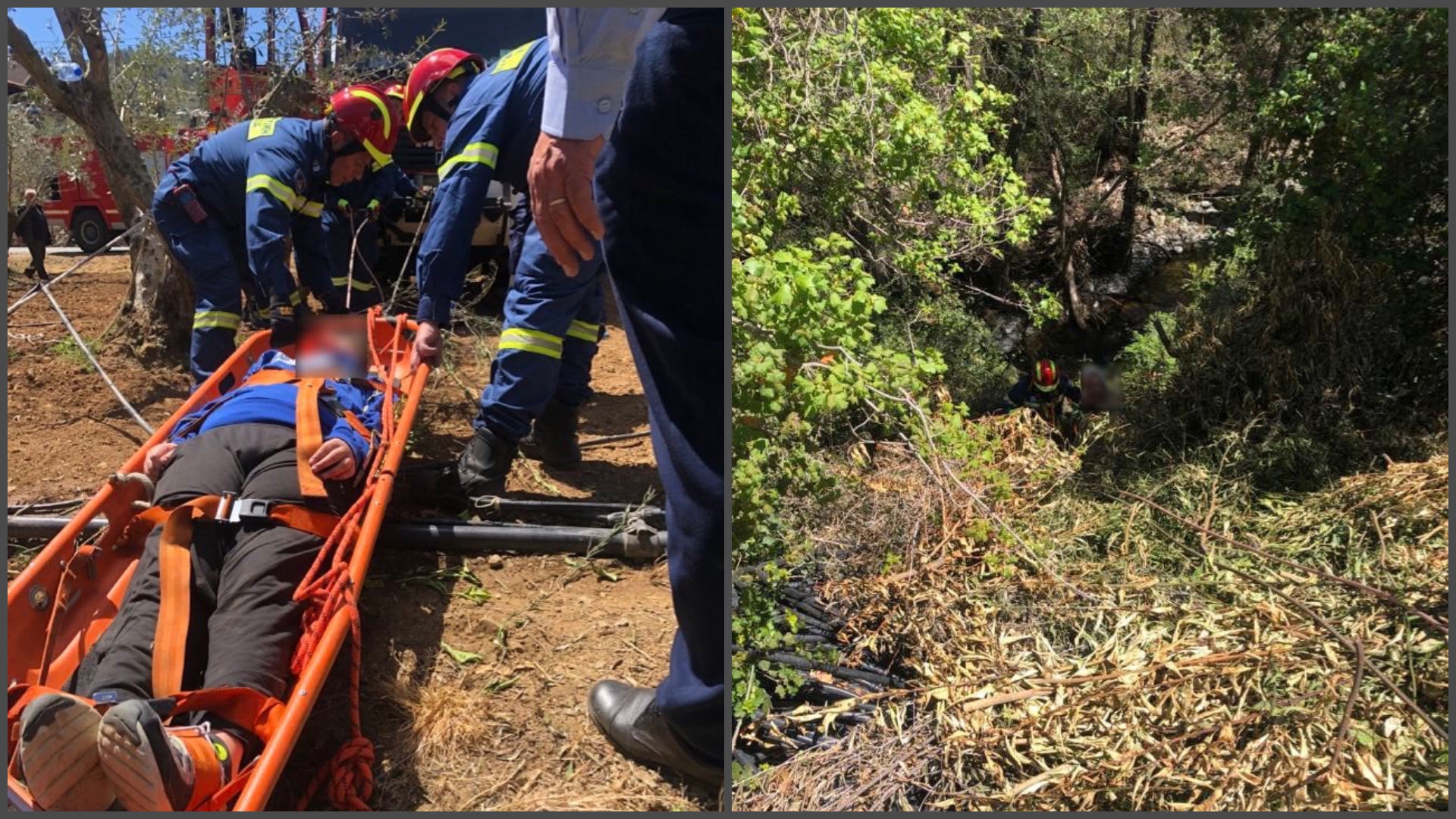 Έκλαιγε και φώναζε βοήθεια ο 12χρονος που κατέπεσε σε γκρεμό στο Παλαιχώρι