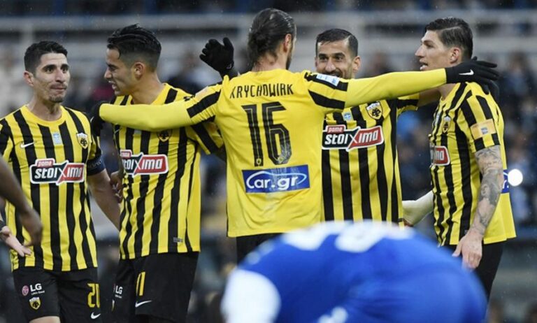 «Αδιάβροχη» ΑΕΚ στα Γιάννενα, συνεχίζει το… κυνήγι