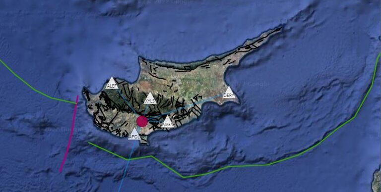 Στην περιοχή Κορφής-Απεσιάς η σεισμική δόνηση που αναστάτωσε τη Λεμεσό