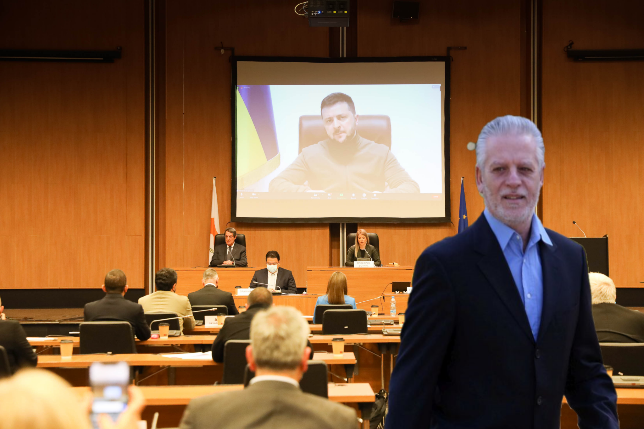 Σιζόπουλος για ομιλία Ζελένσκι: Όφειλε να αναφερθεί στην τουρκική κατοχή