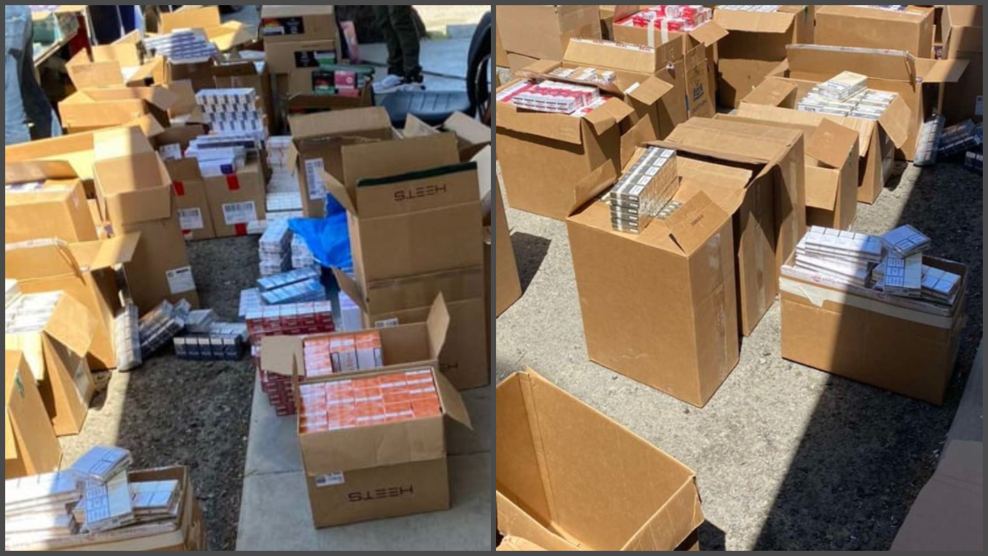 ΦΩΤΟ: Βρήκαν την "κρυφή" αποθήκη του Στροβόλου γεμάτη με καπνά από τα κατεχόμενα