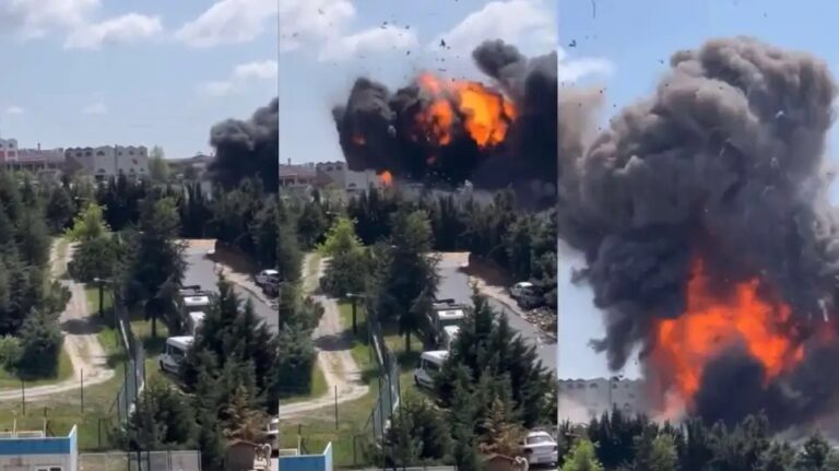 Μεγάλη έκρηξη σε εργοστάσιο χρωμάτων στην Τούζλα – Τρεις νεκροί και 9 τραυματίες