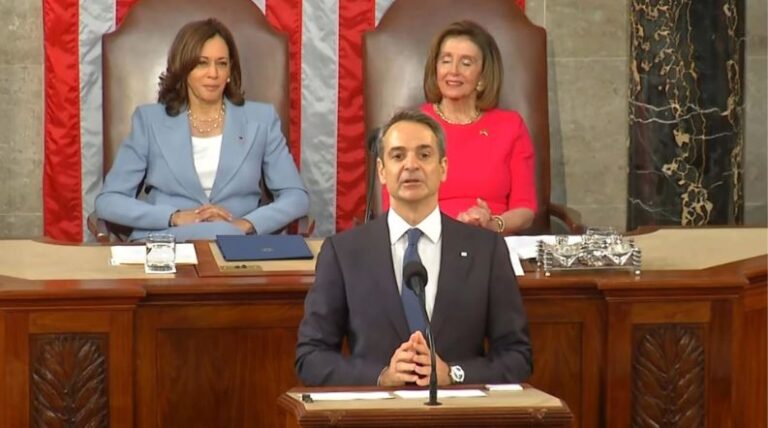 Μητσοτάκης σε Κογκρέσο: Μην ξεχνάτε την ανοιχτή πληγή της διχοτόμησης της Κύπρου