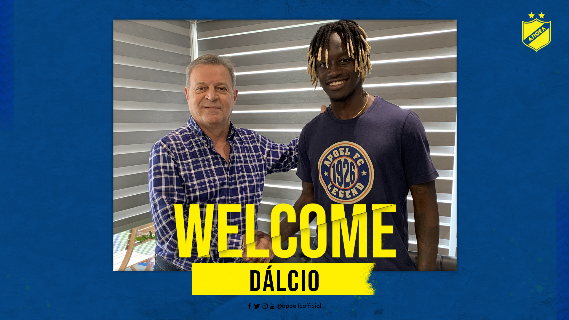 Στον ΑΠΟΕΛ και επίσημα ο Ντάλσιο (ΦΩΤΟ)