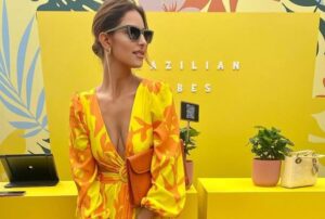 Κωνσταντίνα Ευριπίδου: Με λαμπερή δημιουργία Κύπριου σχεδιαστή στις Κάννες