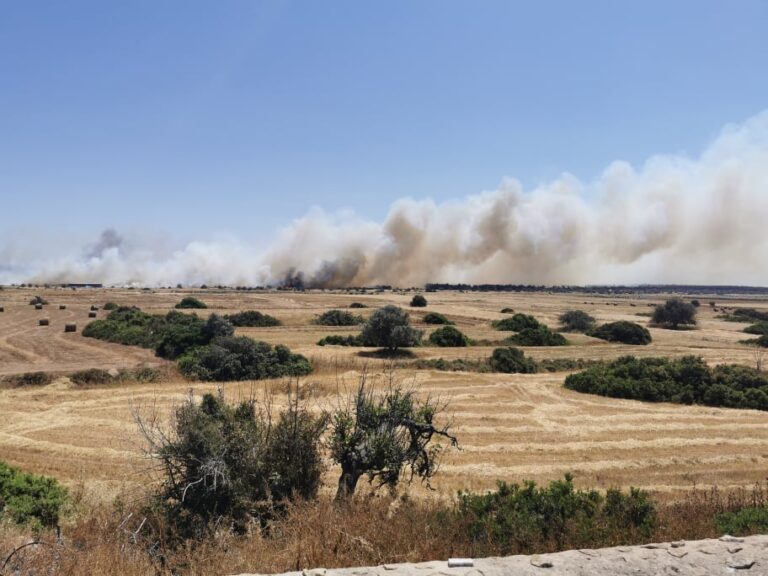 ΒΙΝΤΕΟ: Μεγάλη πυρκαγιά στον κατεχόμενο Κορμακίτη, κάηκαν 500 εκτάρια γης