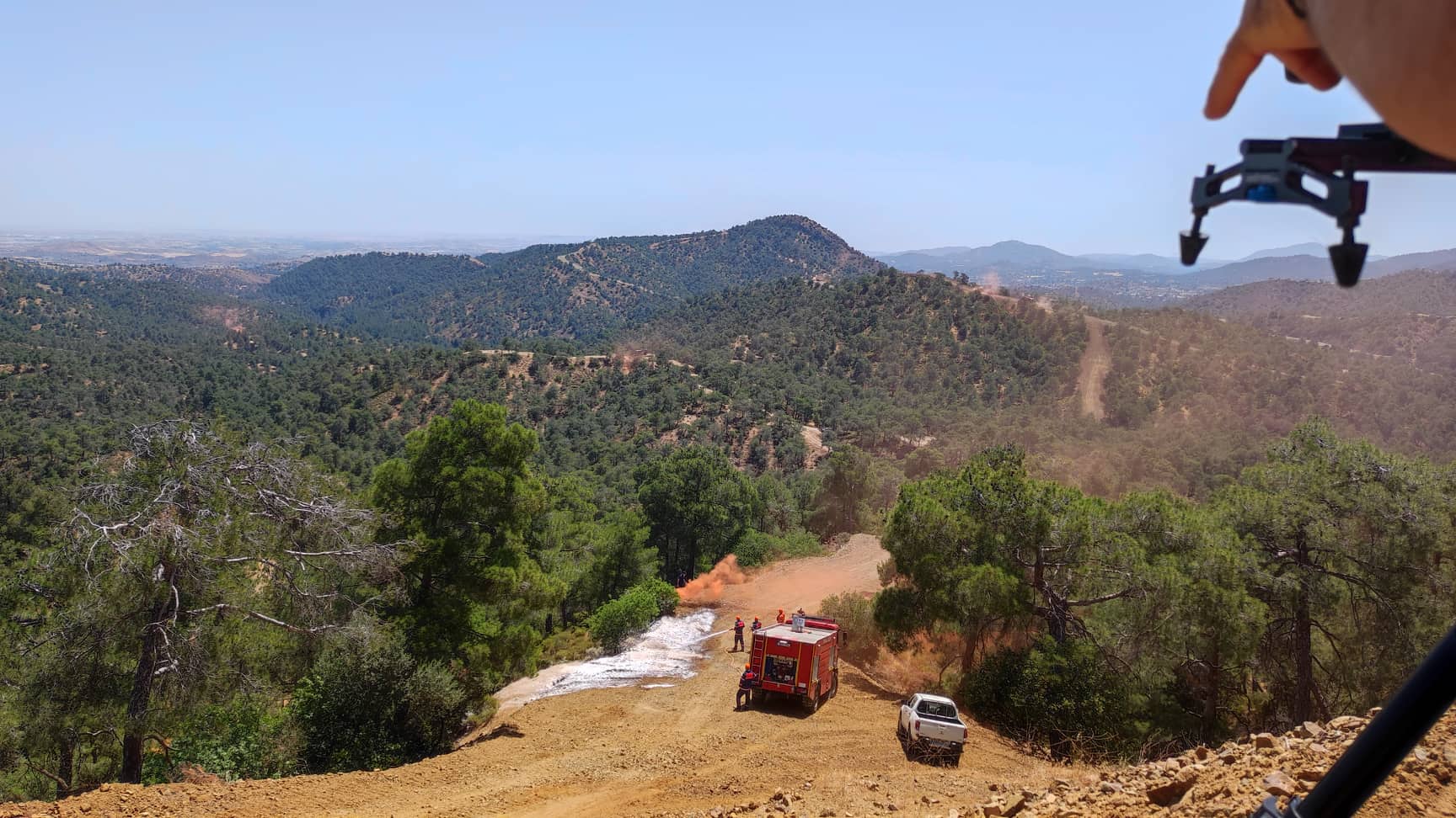 ΒΙΝΤΕΟ: Ισραηλινά πυροσβεστικά στον ουρανό των Καπέδων για την "Ήφαιστος 2022"