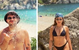 Λιώνει από έρωτα ο Χάρης Παπαθεοχάρους στην Σαντορίνη με την κούκλα σύντροφό του