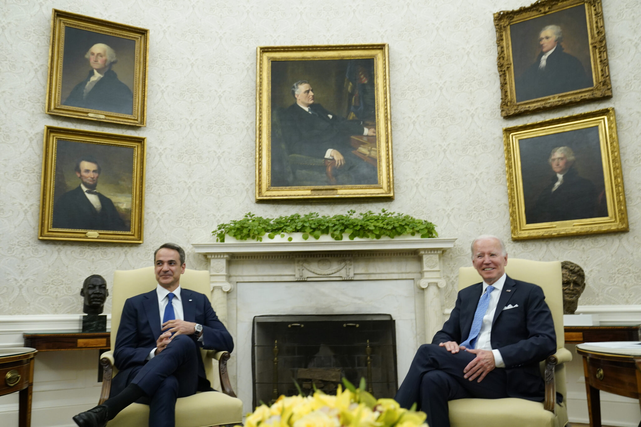 Μπάιντεν σε Μητσοτάκη: Βρισκόμαστε στην καλύτερη στιγμή των σχέσεων Ελλάδας-ΗΠΑ