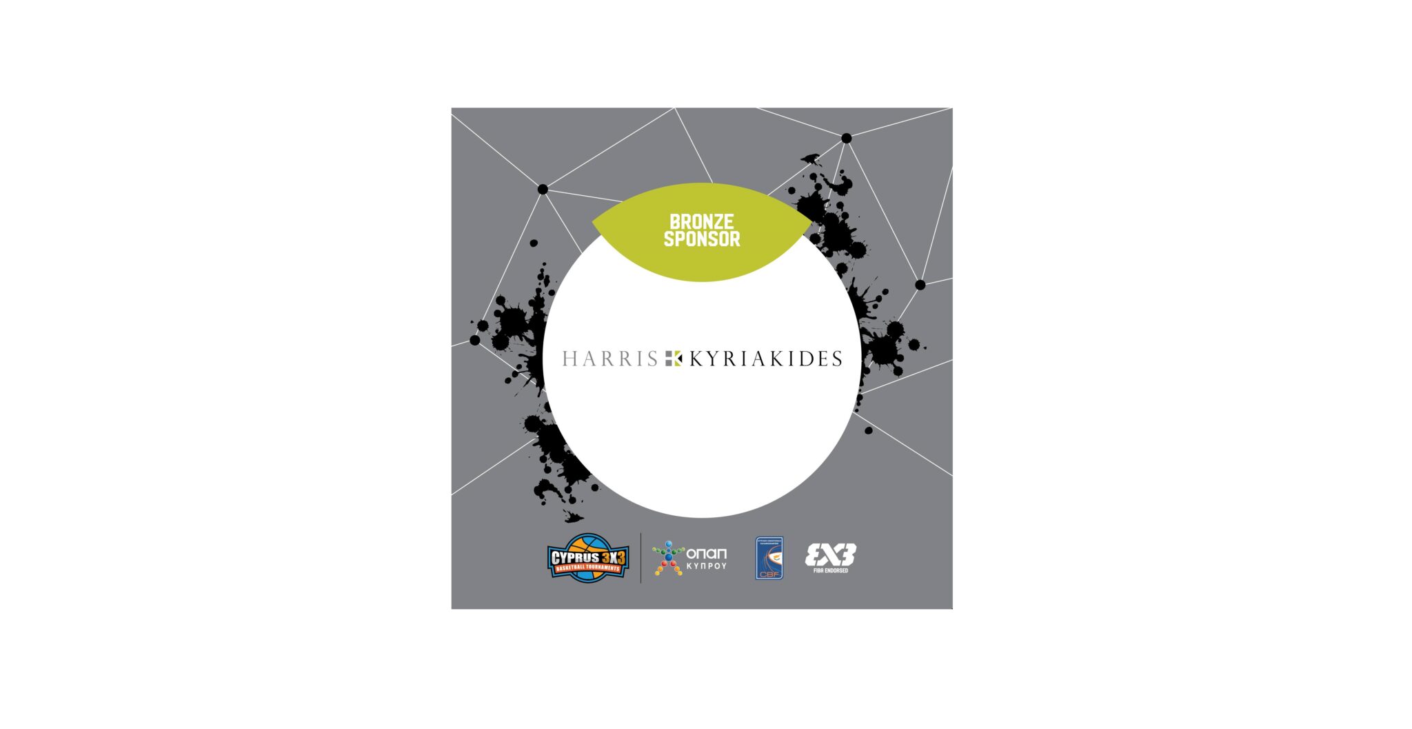 Η Harris Kyriakides υποστηρίζει το OPAP Cyprus 3×3 2022