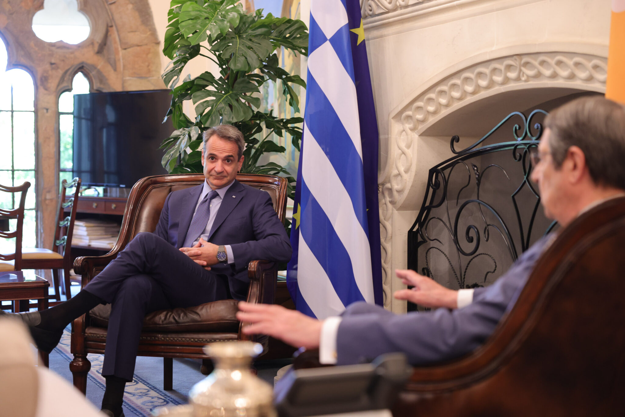 «Όχι στην κλιμάκωση» η κοινή απόφαση Αναστασιάδη-Μητσοτάκη