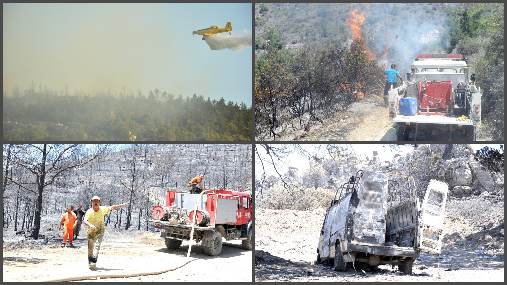 Εφιάλτης δίχως τέλος στον Πενταδάκτυλο: "Φούντωσαν" οι φλόγες σε Φλαμούδι-Άρδανα