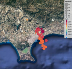 Μπαράζ σεισμικών δονήσεων στην Λεμεσό, σε εξέλιξη επίμονη ακολουθία