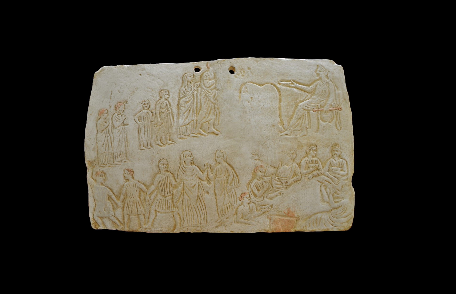 Πιστό Αντίγραφο Αναθηματικής Πλάκας από τον Αρχαιολογικό Χώρο των Γόλγων