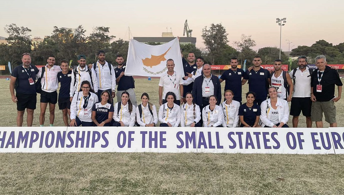 Πρώτος και πάλι ο κυπριακός στίβος στο Πρωτάθλημα Μικρών Κρατών