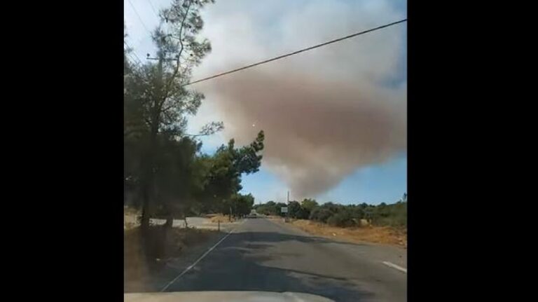 Βλέπουν εμπρησμό πίσω από την πυρκαγιά οι κάτοικοι του Αγίου Αμβροσίου