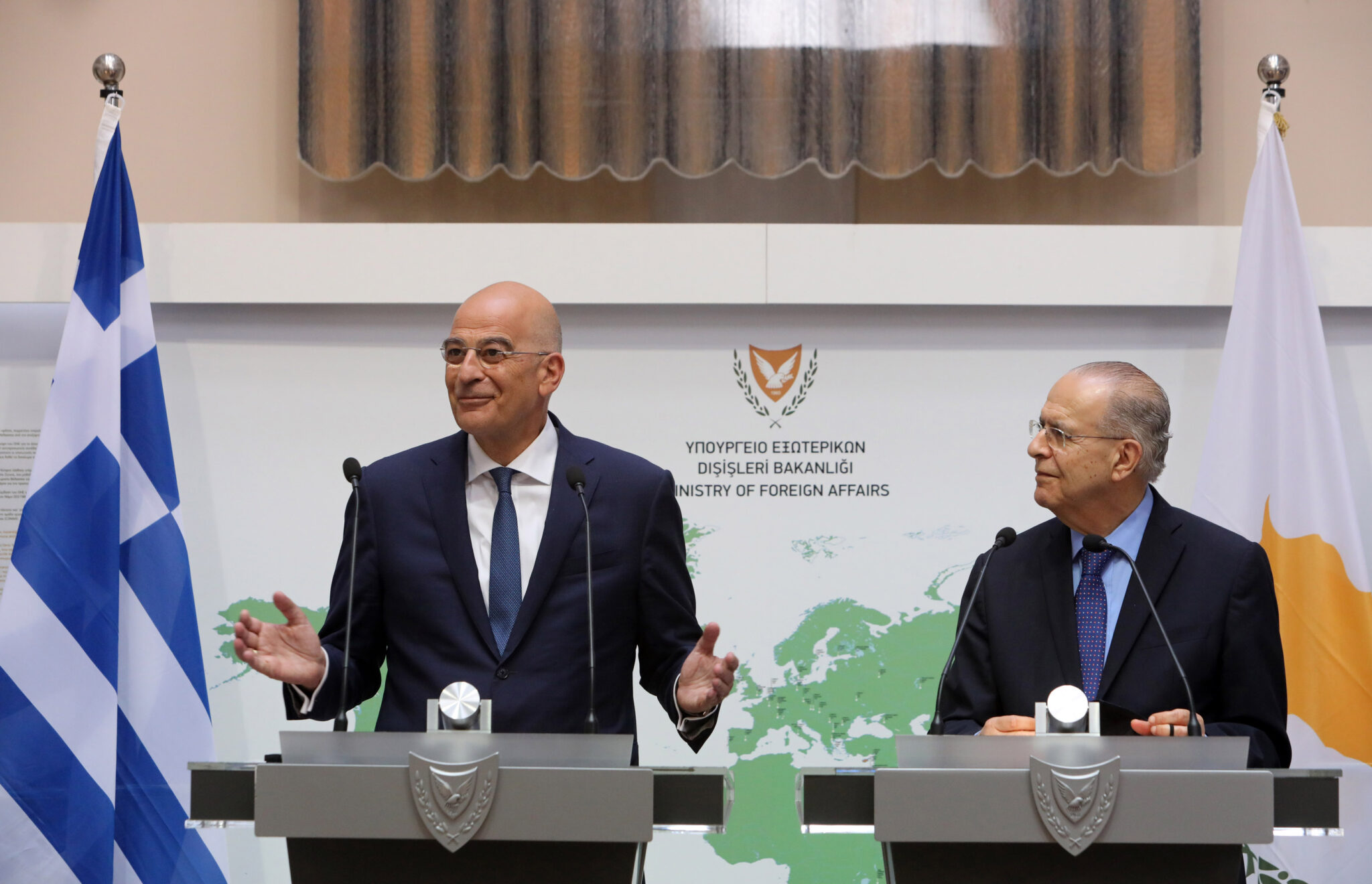 Κασουλίδης- Δένδιας εξέτασαν σενάρια αντίδρασης στην τουρκική προκλητικότητα