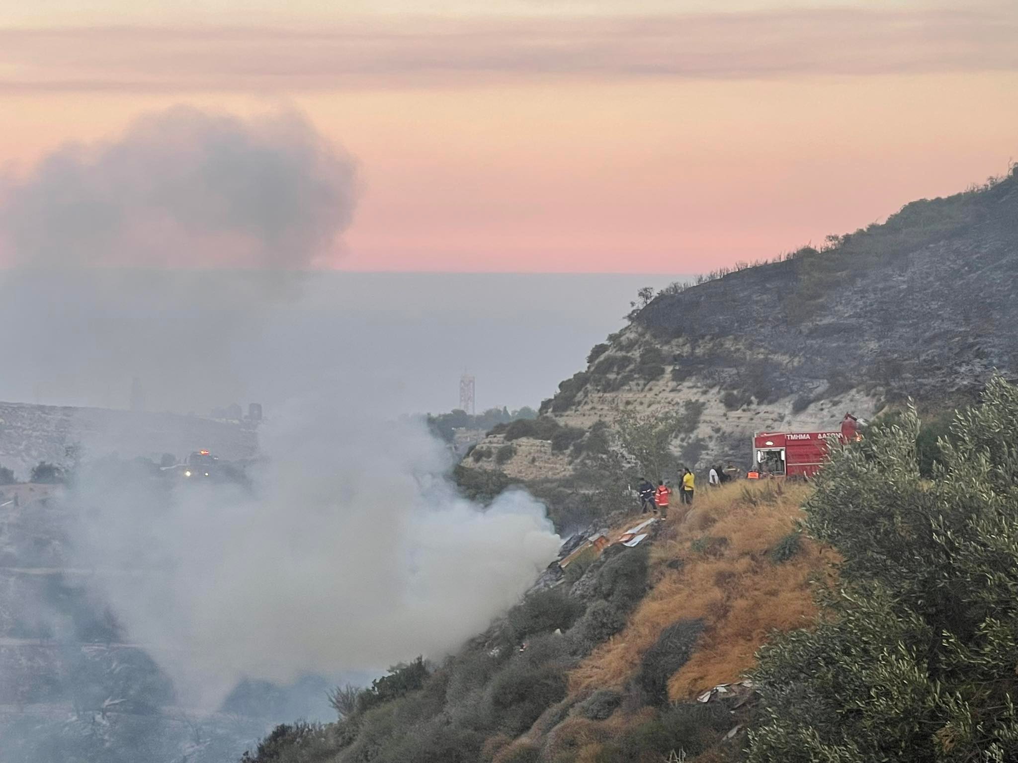 Μεγάλη πυρκαγιά στη Λεμεσό: Μάχη με τις φλόγες, ενεργοποιήθηκε το ΙΚΑΡΟΣ ΙΙ