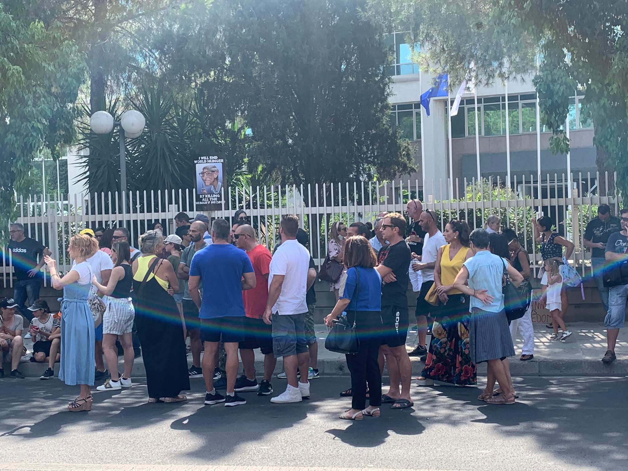 Νέα εκδήλωση διαμαρτυρία γονέων για την χρήση μάσκας στα σχολεία