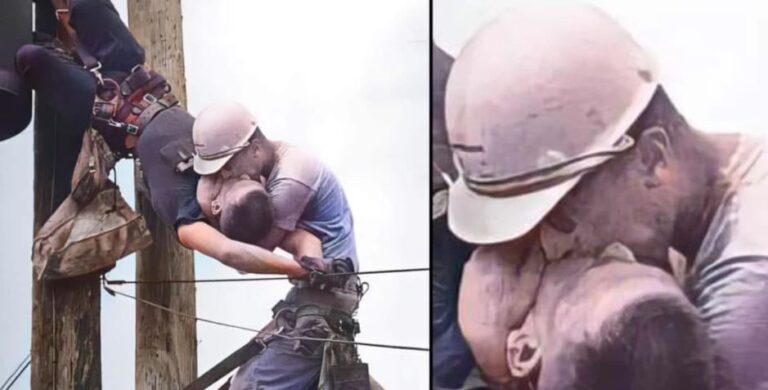 Η ιστορία "πίσω" από τη διάσημη φωτογραφία των δύο αντρών που φιλιούνται