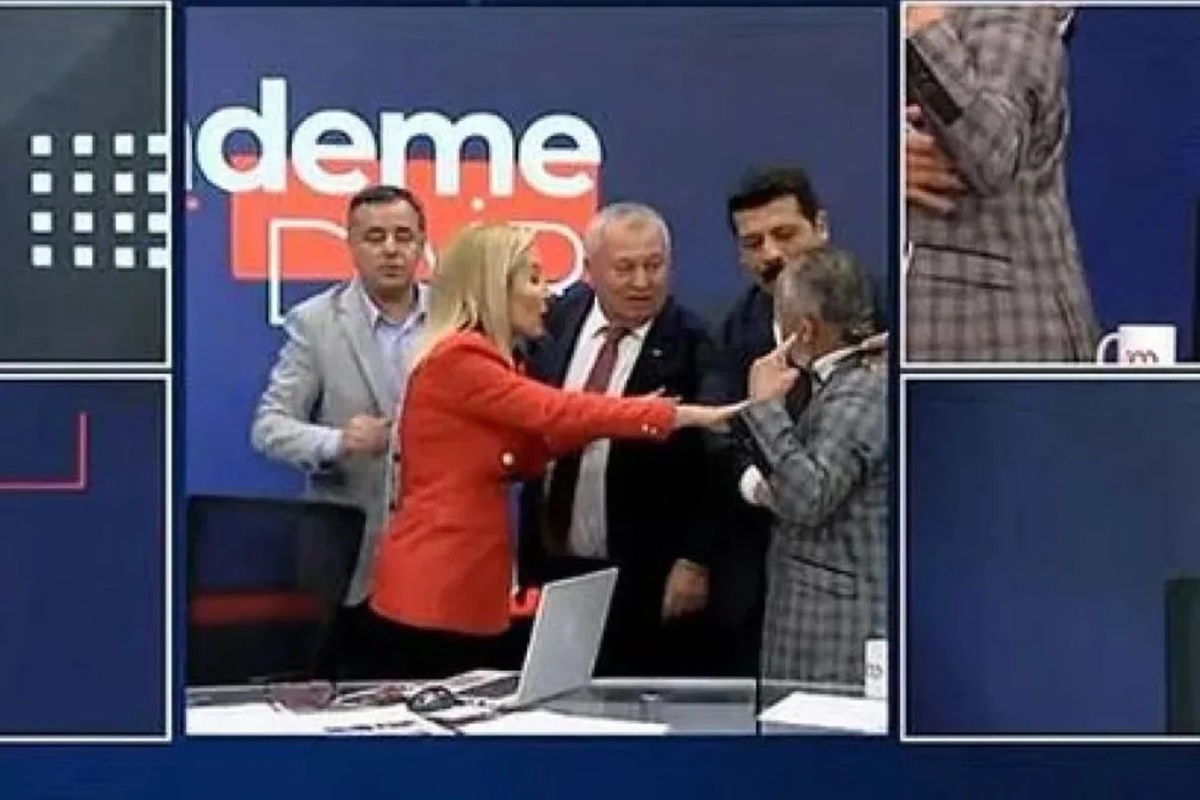 ΒΙΝΤΕΟ: Σε ρινγκ μετέτρεψαν το πλατό του TV100 βουλευτής και δημοσιογράφος