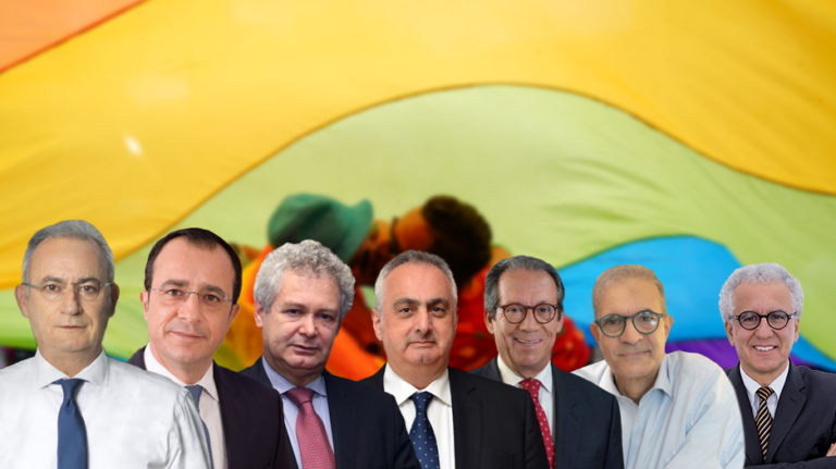 Πως σχολιάζουν οι υποψήφιοι Πρόεδροι το φιλί του ομόφυλου ζευγαριού στη Λεμεσό