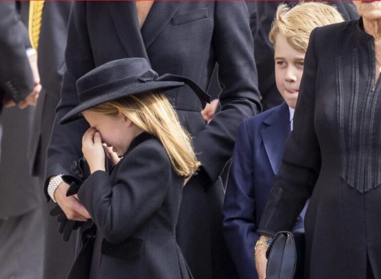 Πριγκίπισσα Σάρλοτ: Ξέσπασε σε κλάματα στην κηδεία της προγιαγιάς της;