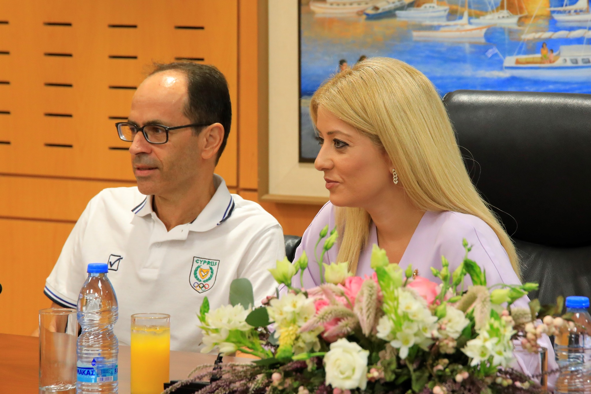 Η Πρόεδρος της Βουλής υποδέχτηκε την αντιπροσωπεία της ΚΟΕ