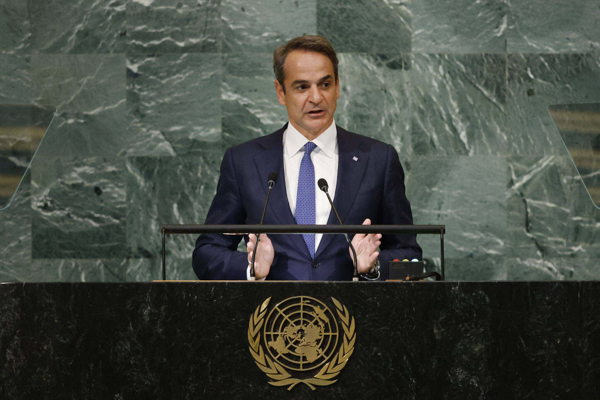 "Εκείνη μας απειλεί": Η αντίδραση της Τουρκίας στην ομιλία Μητσοτάκη