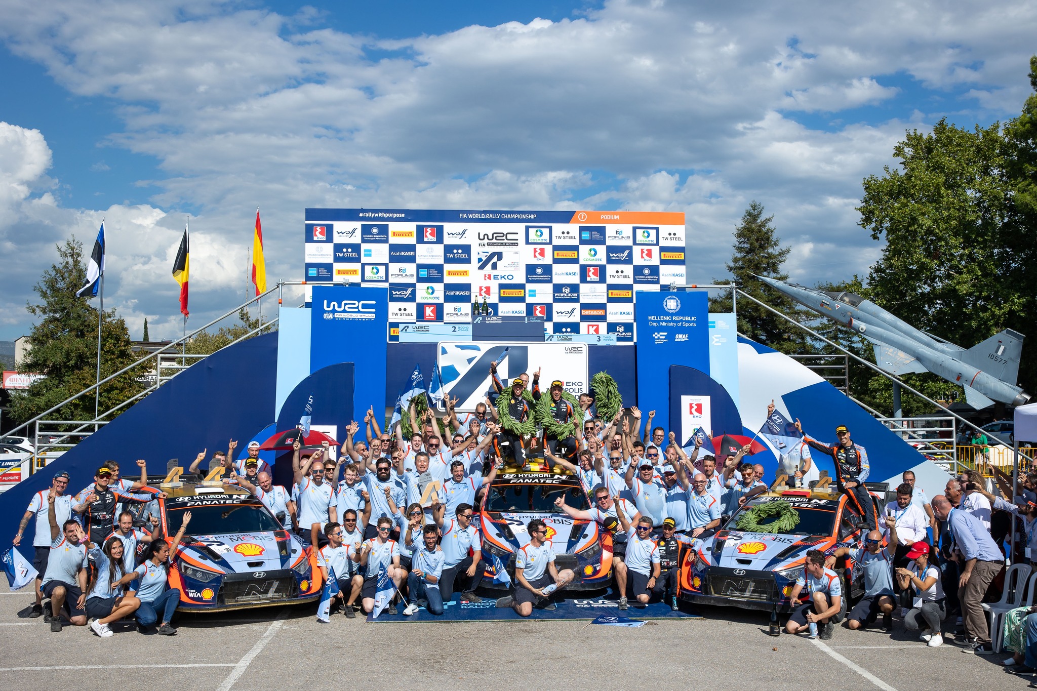 WRC Ράλι “Ακρόπολις” 2022 Απόλυτη επικράτηση της Hyundai 1η – 2η – 3η