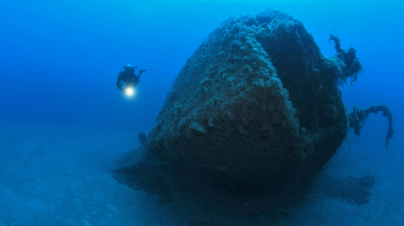 Εντυπωσιακές φωτογραφίες:Στο φως «υποθαλάσσιο μουσείο» έξι ναυαγίων στην Καρπάθο