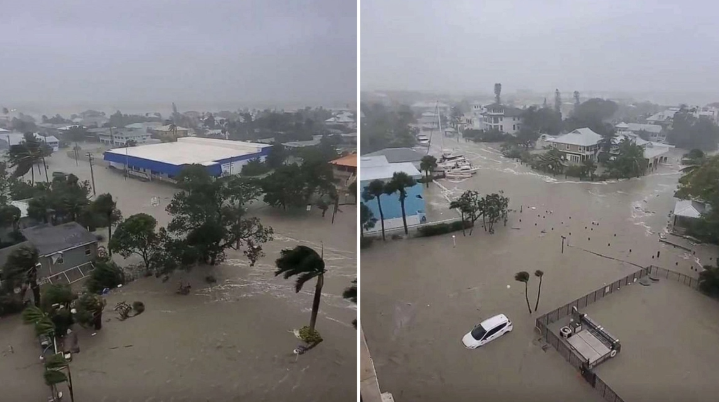 ΗΠΑ: «Πνίγηκε» η Φλόριντα από το… χτύπημα του κυκλώνα Ίαν, βγήκαν καρχαρίες