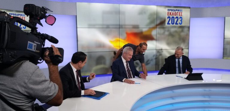 Η πρώτη πολιτική αψιμαχία των τριών βασικών υποψηφίων