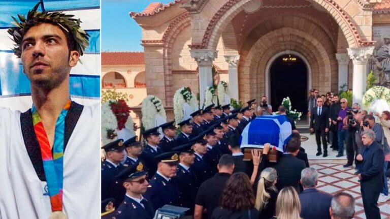 Ραγίζει καρδιές το τελευταίο αντίο στον Ολυμπιονίκη Αλέξανδρο Νικολαΐδη