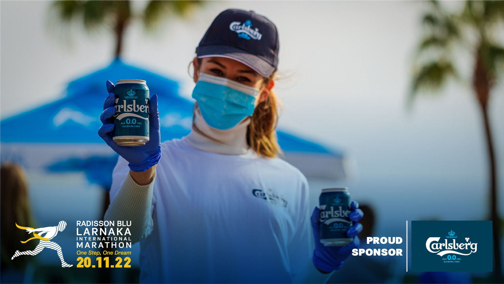 Carlsberg 0.0: Η επίσημη μπύρα του 5ου Radisson Blu Διεθνούς Μαραθωνίου Λάρνακας