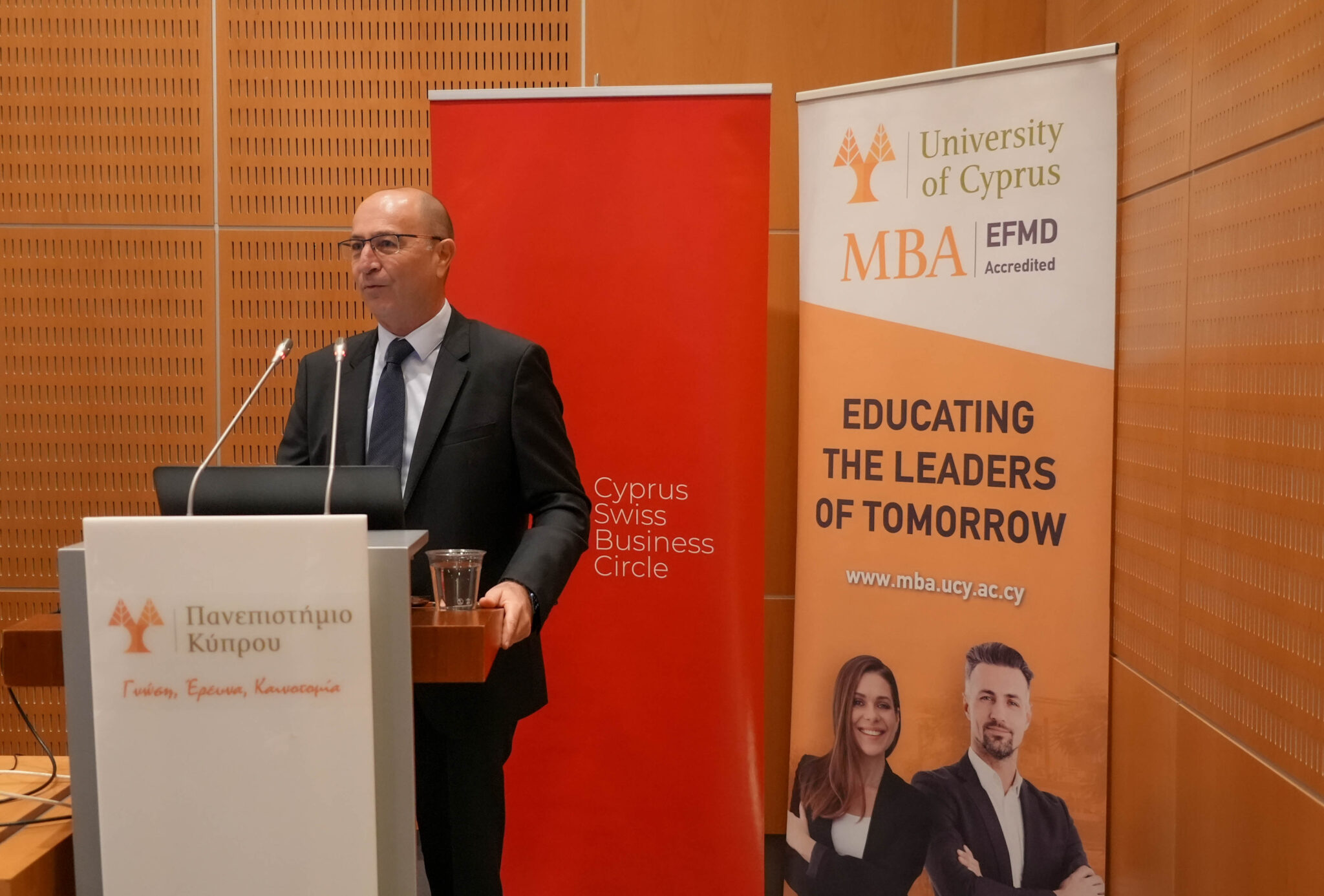 Δημόσια Διάλεξη από το Διευθύνοντα Σύμβουλο της Swissport Cyprus Ltd