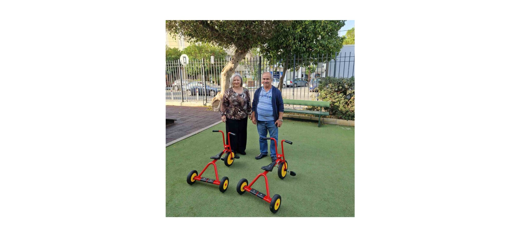 Μοιράζουμε χαρά δωρίζοντας ποδήλατα σε νηπιαγωγείο της Λευκωσίας