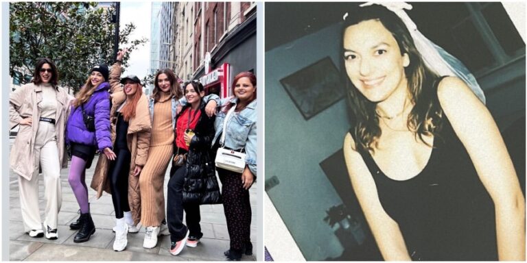 Ιωάννα Λαμπροπούλου: Στο Λονδίνο με… πέπλο – Η επική εμφάνιση στο μετρό (ΒΙΝΤΕΟ)