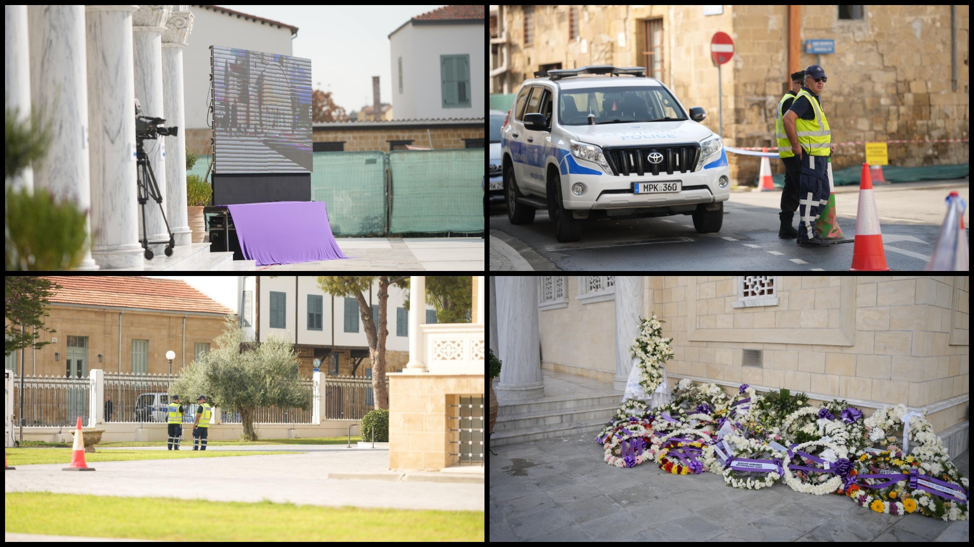 ΦΩΤΟ: Γιγαντοθόνες και δρακόντεια μέτρα ασφαλείας για το αντίο στον Αρχιεπίσκοπο