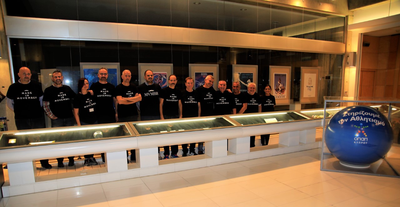 H Κυπριακή Ολυμπιακή Επιτροπή συμμετέχει και φέτος στο Movember Cyprus
