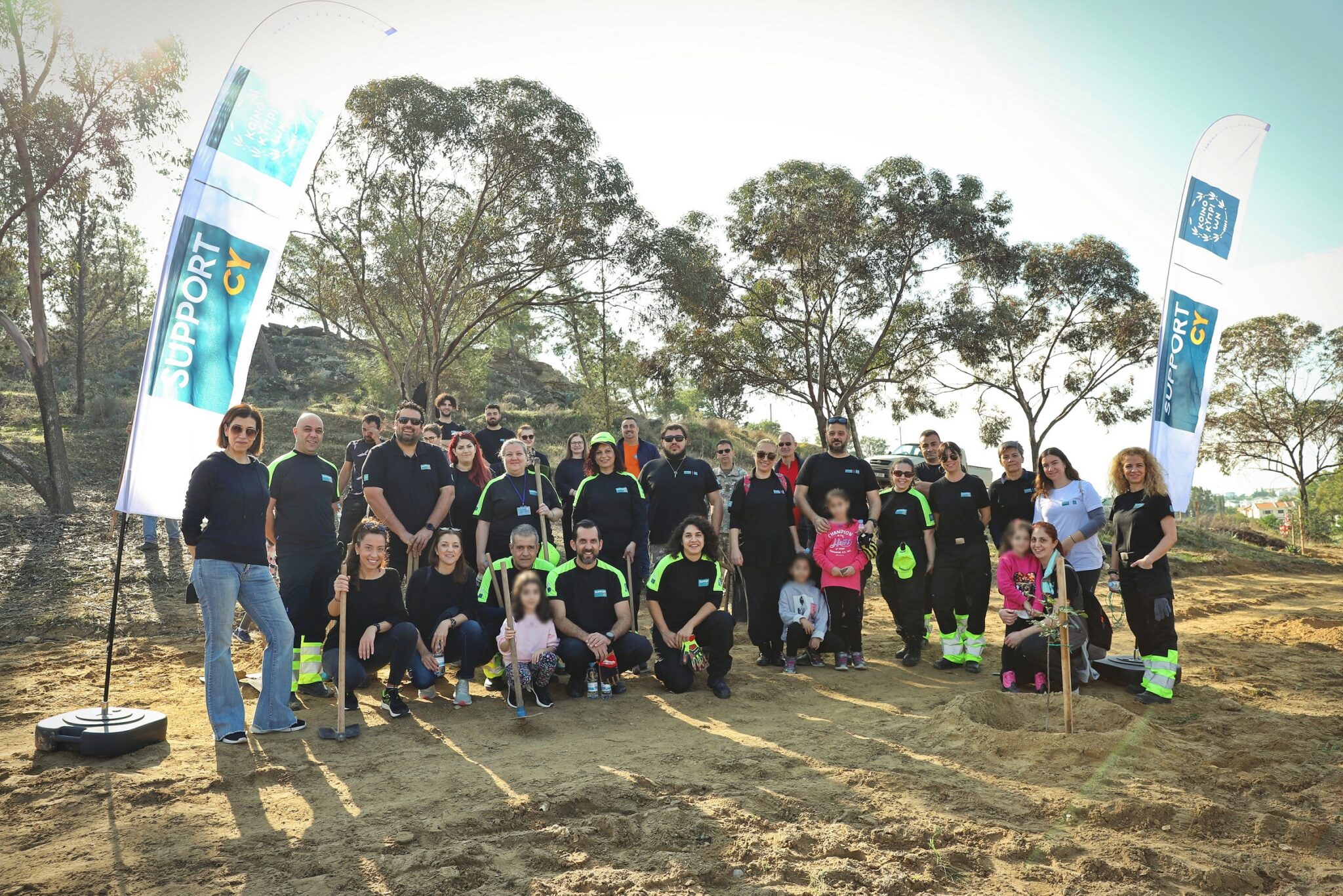 180 νέα δέντρα από το SupportCY της Τράπεζας Κύπρου