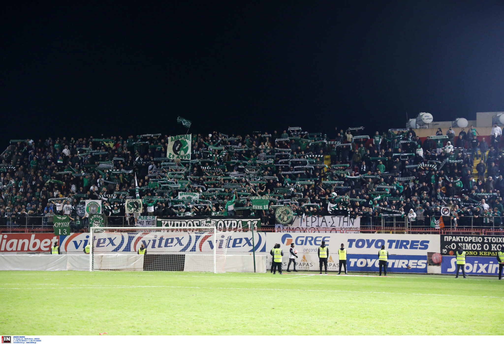 «Πρωταθλητή σε θέλουμε Παναθηναϊκέ»: Η «πράσινη» παρακάμερα από την Κύπρο