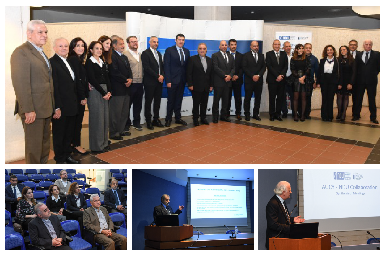 Θεσμοθέτηση Συνεργασίας Αμερικανικού Παν. Κύπρου και Παν.Notre Dame-Louaize