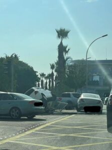 Τροχαίο στη Λεμεσό: Τραυματίστηκε οδηγός μετά από σύγκρουση οχημάτων (ΦΩΤΟ)