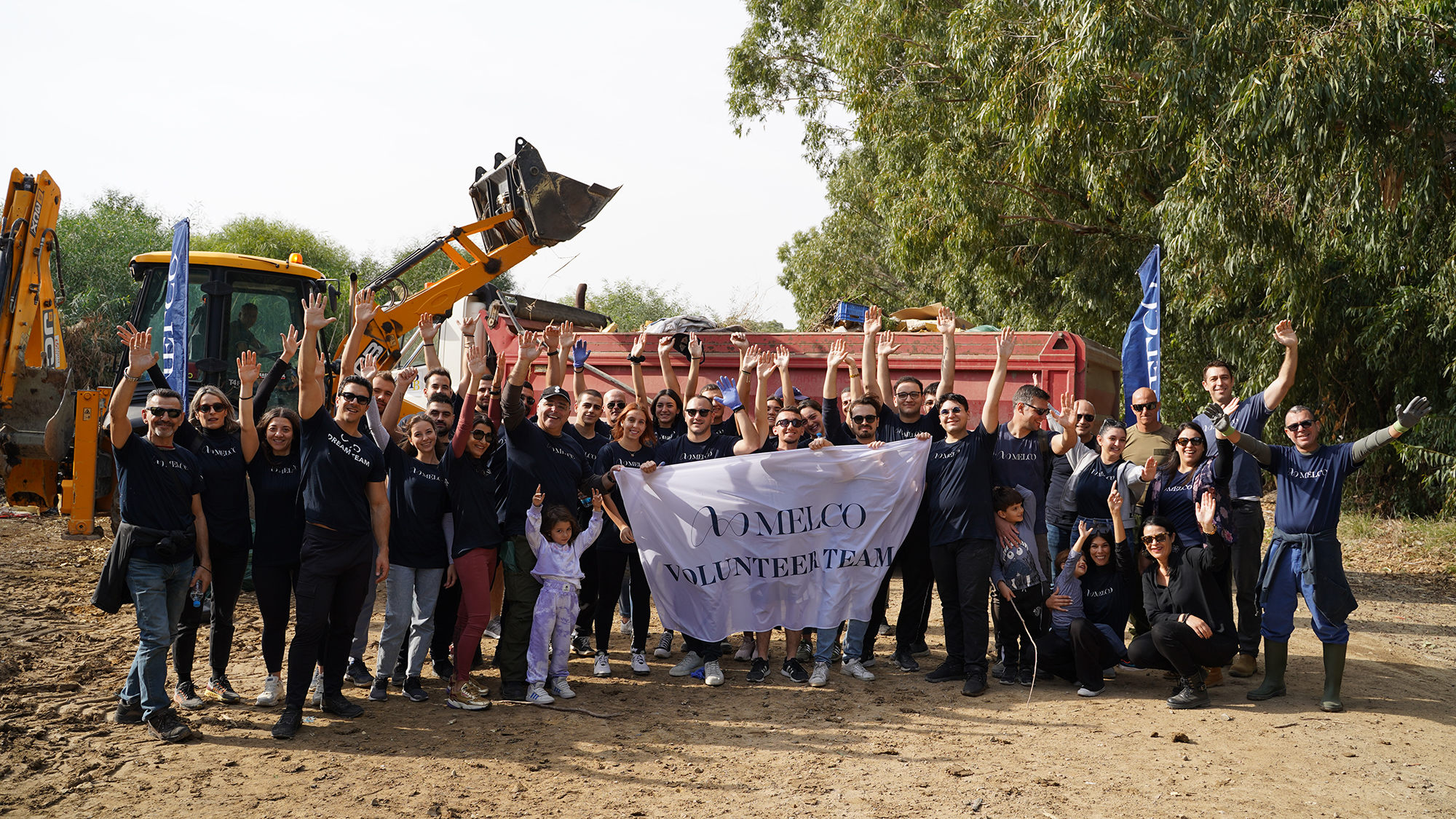 Η Melco πραγματοποίησε καθαρισμό στο δάσος Ακρωτηρίου