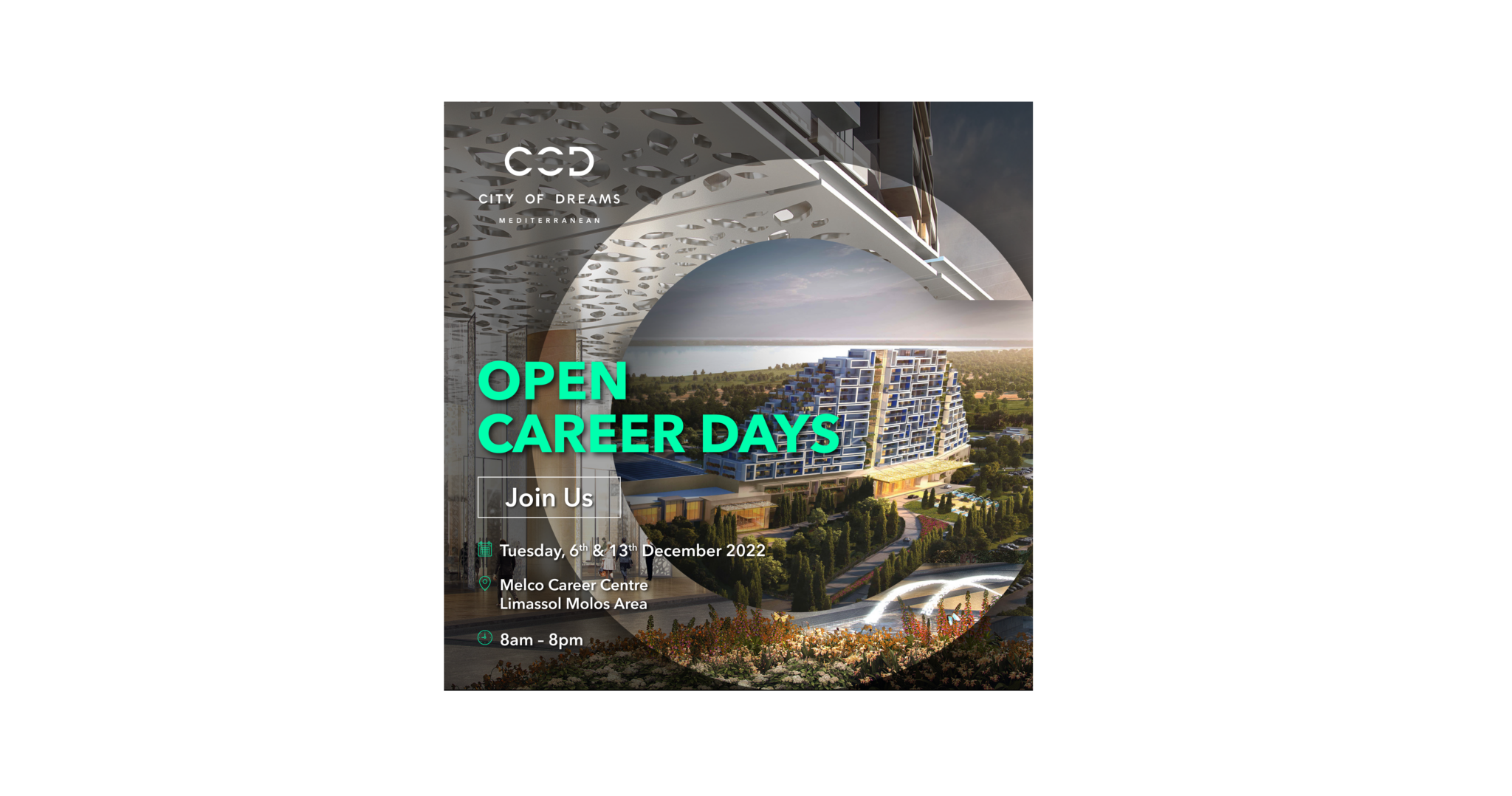 To City of Dreams Mediterranean προσλαμβάνει