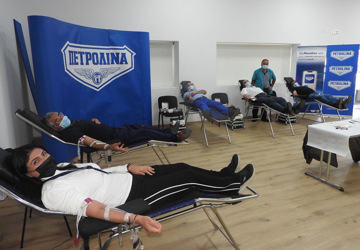 Προσφορά ζωής μέσω αιμοδοσίας από την Πετρολίνα