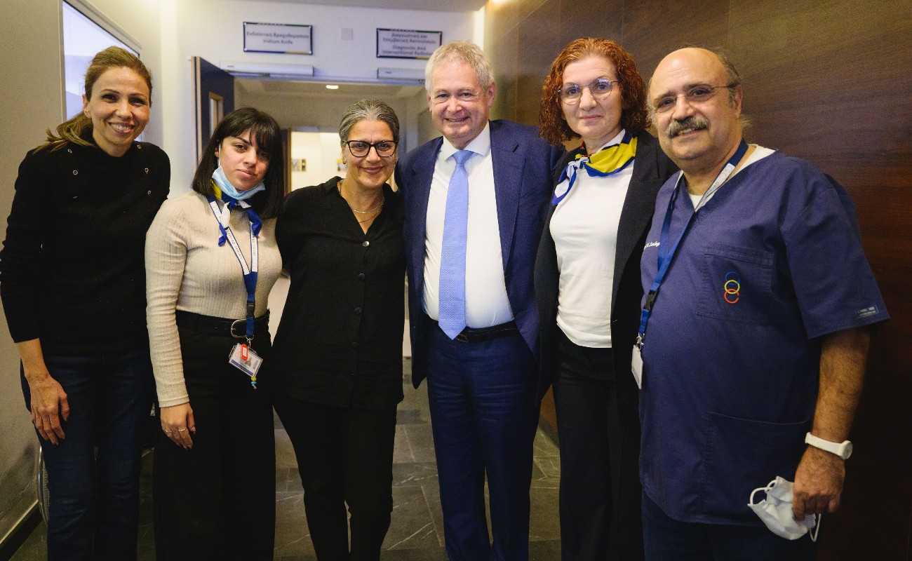 Επίσκεψη Ανδρέα Μαυρογιάννη στο Γερμανικό Ογκολογικό Κέντρο